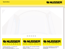 Tablet Screenshot of nusser.de